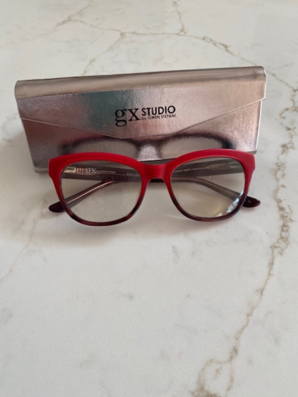 GX Studio by Gwen Stefani with Red Frames and Original Case